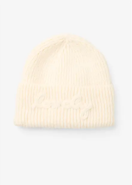 Bonnet avec inscription