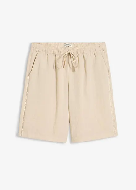 Bermuda &agrave; taille &eacute;lastiqu&eacute;e