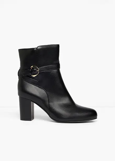 Stiefeletten mit Blockabsatz