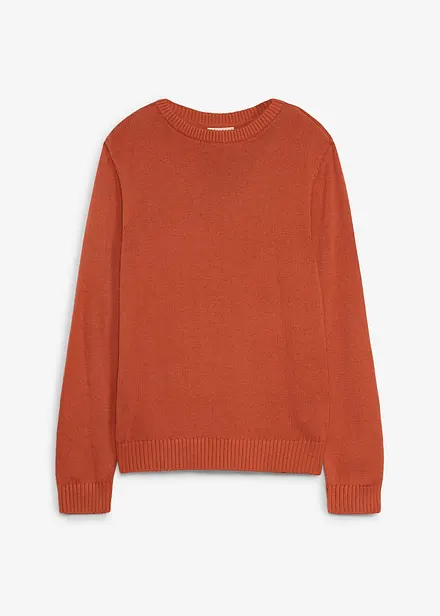 Pull en grosse maille &agrave; col rond