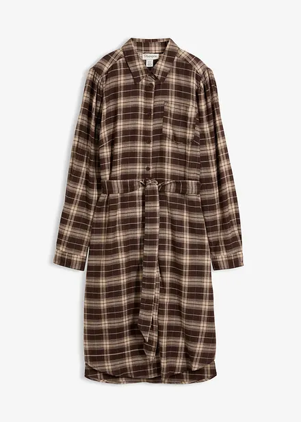 Robe-chemise 100% coton