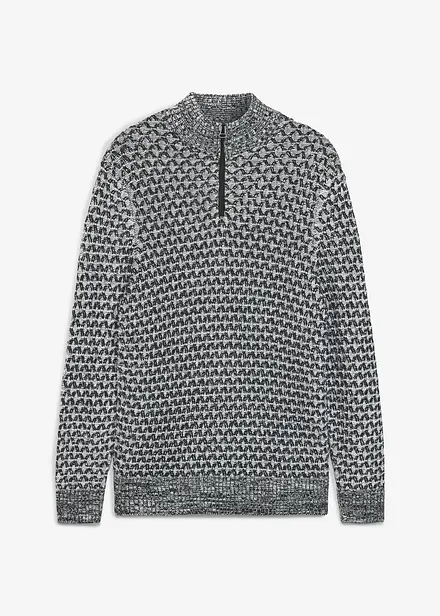 Troyer-Pullover in Regular Fit