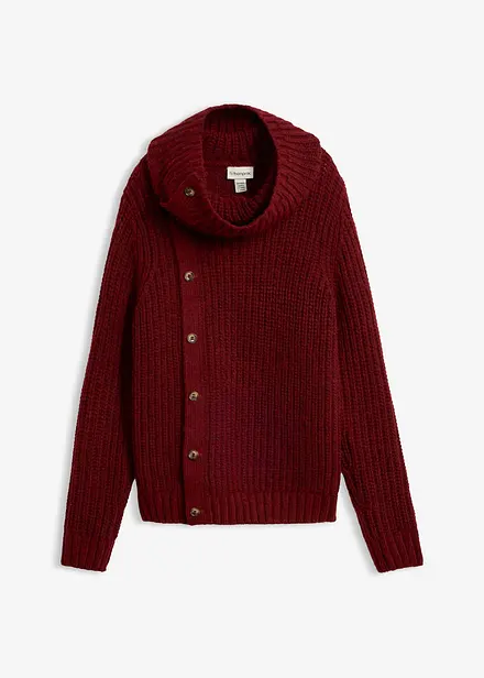 Pull &agrave; patte de boutonnage