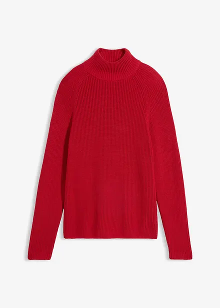 Rippstrickpullover aus reiner Bio-Baumwolle