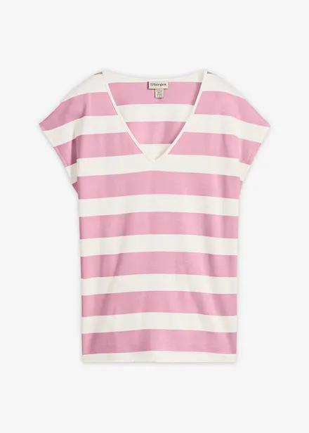 Gestreiftes Strickshirt