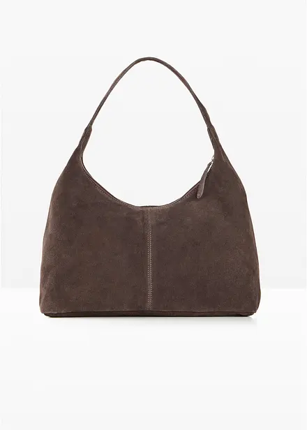 Shopper aus Veloursleder