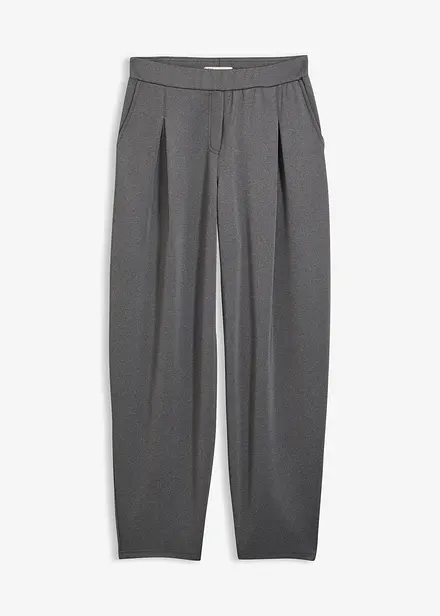 Pantalon Barrel en mati&egrave;re n&eacute;opr&egrave;ne douce