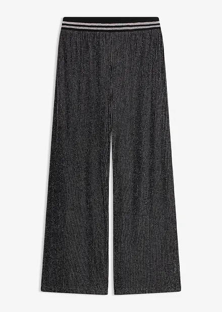 Jersey-Hose mit Glitzerstreifen