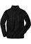 Rollkragenpullover mit Zopfmuster, bonprix