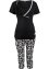 Capri Still Pyjama mit Bio-Baumwolle, bpc bonprix collection - Nice Size