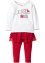 Baby Shirt+Leggings Tutu Weihnachten (2-tlg.) Bio-Baumwolle, bpc bonprix collection