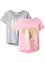 Mädchen T-Shirt (2er Pack) mit Bio-Baumwolle, bonprix