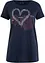 Shirt mit Herzdruck aus Bio-Baumwolle, bonprix