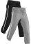 Jogginghose aus Baumwolle (2er Pack), Capri-Länge, bpc bonprix collection