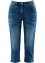 Capri-Komfort-Stretch-Jeans mit Bequembund im Used-Look, bpc bonprix collection