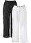 Lot de 2 pantalons 7/8 avec taille confortable, bonprix