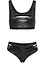 Bustier+Slip ouvert aus Wetlook (2-tlg.Set), VENUS