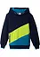 Jungen Kapuzensweatshirt im Colourblock aus Bio-Baumwolle, bonprix