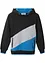 Jungen Kapuzensweatshirt im Colourblock aus Bio-Baumwolle, bonprix