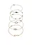 Set de bracelets (ens. 5 pces), bonprix
