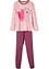 Mädchen Pyjama mit Bio-Baumwolle (2-tlg. Set), bonprix