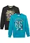 Jungen Sweatshirt (2er-Pack) aus Bio Baumwolle, bonprix