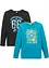 Langarmshirt aus reiner Bio-Baumwolle (2er-Pack), bonprix