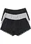 Lot de 3 shorties en viscose, bonprix