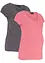 Basic Umstandsshirts aus Bio-Baumwolle, (2er-Pack)​, bonprix