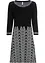 Ausgestelltes Strickkleid mit Jacquardmuster, bonprix