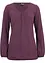 Langarmshirt mit Gummizug aus reiner Baumwolle, bonprix