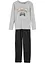 Pyjama mit weicher Baumwolle (2-tlg. Set), bonprix