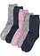 Thermo Frottee Socken mit Bio-Baumwolle (5er Pack), bonprix