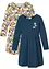 Jerseykleid (2er Pack) aus reiner Bio-Baumwolle, bonprix