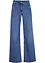 Wide-Leg-Jeans Mid Waist, Stretch, bonprix