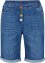 Komfort-Stretch-Jeans-Bermuda mit Stickerei und Bequembund, bpc bonprix collection