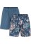 Baumwolljersey-Shorts mit breitem Bequembund, 2er-Pack, bpc bonprix collection