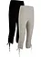 Lot de 2 leggings corsaire avec fronces, bonprix