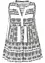 Blouse sans manches imprimée, bonprix