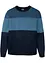 Pull col rond style color block, bonprix