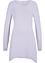 Baumwoll Long-Pullover mit Zipfelsaum, A-Linie, bpc bonprix collection