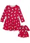 Mädchen Jerseykleid + Puppenkleid, bonprix