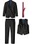 Costume (Ens. 4 pces.) avec taille confortable : veste, pantalon, gilet, cravate, bpc selection