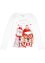 Weihnachtliches Mädchen Langarmshirt mit Fotodruck, bpc bonprix collection