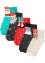 Lot de 5 paires de chaussettes courtes avec carte cadeau avec coton bio, bpc bonprix collection