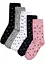 Lot de 5 paires de chaussettes avec coton, bonprix