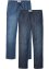 Regular Fit Jeans mit elastischem Bund, Straight (2er Pack), John Baner JEANSWEAR