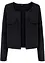 Gilet en maille bouclette façon tweed, bonprix