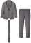 Anzug (3-tlg.Set): Sakko, Hose, Krawatte Slim Fit, bpc selection