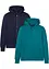 Lot de 2 sweats à capuche zippés , bonprix